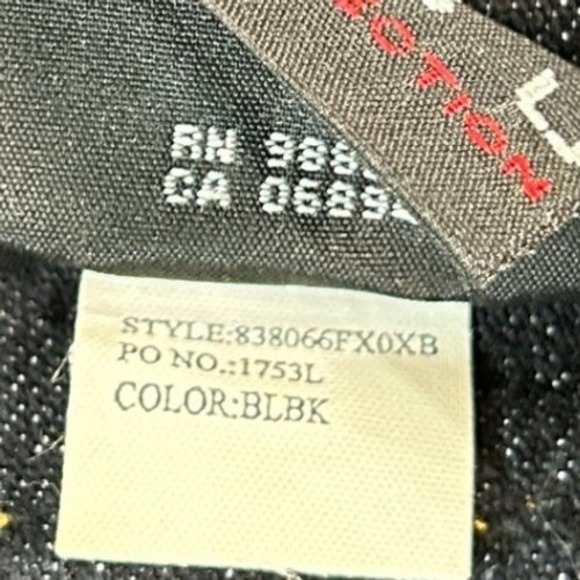 FUBU The Collection Denim Trench Coat Double Breasted Belted Dark Wash 3X New - Picture 8 of 10